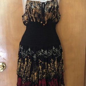 Multi-Colored Spaghetti Strap Sundress